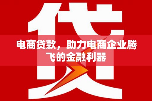 柳林电商贷款，助力电商企业腾飞的金融利器
