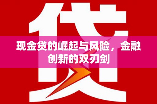 柳林现金贷的崛起与风险，金融创新的双刃剑