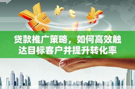 柳林贷款推广策略，如何高效触达目标客户并提升转化率
