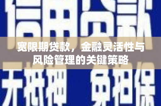 柳林宽限期贷款，金融灵活性与风险管理的关键策略