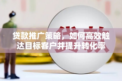 柳林贷款推广策略，如何高效触达目标客户并提升转化率