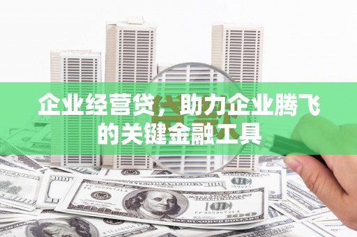 柳林企业经营贷，助力企业腾飞的关键金融工具