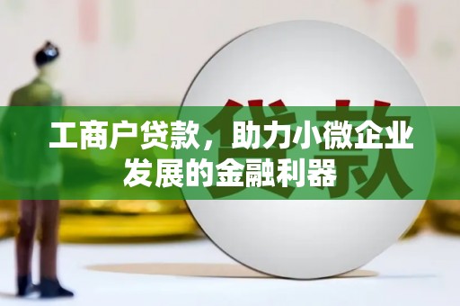柳林工商户贷款，助力小微企业发展的金融利器