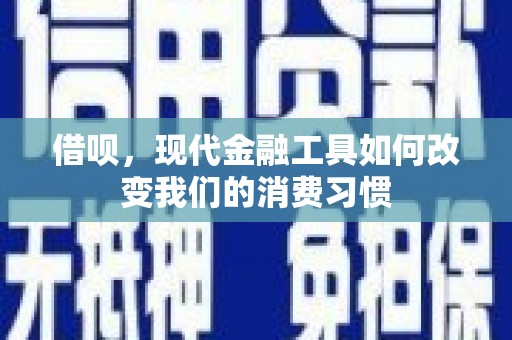 柳林借呗，现代金融工具如何改变我们的消费习惯