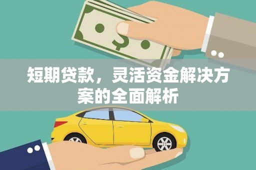 柳林短期贷款，灵活资金解决方案的全面解析