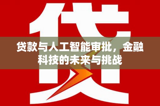 柳林贷款与人工智能审批，金融科技的未来与挑战