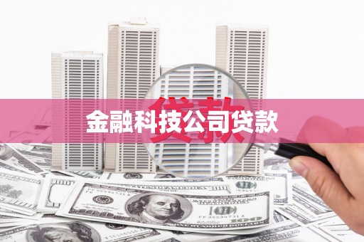 柳林金融科技公司贷款