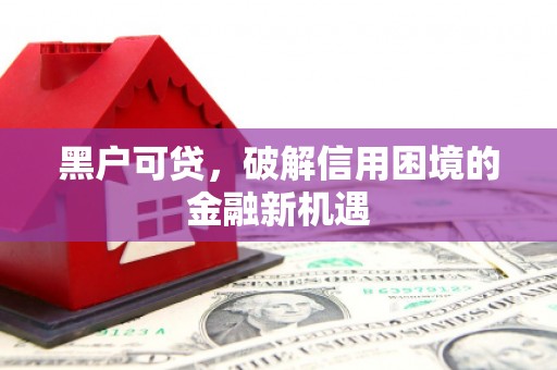 柳林黑户可贷，破解信用困境的金融新机遇