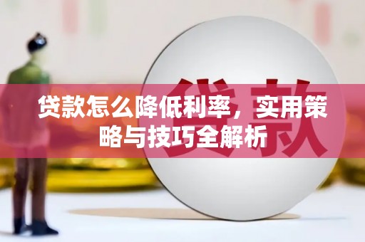 柳林贷款怎么降低利率，实用策略与技巧全解析