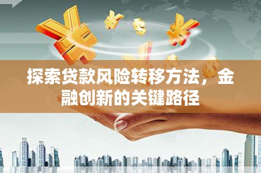 柳林探索贷款风险转移方法，金融创新的关键路径