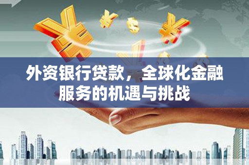 柳林外资银行贷款，全球化金融服务的机遇与挑战