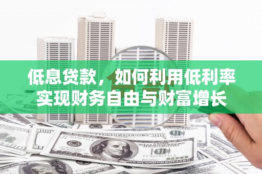 柳林低息贷款，如何利用低利率实现财务自由与财富增长